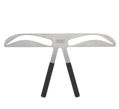 Stainless Steel Brow Ruler and Shaping Tool