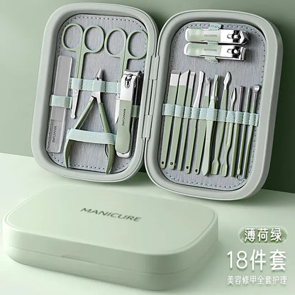 Luxury Stainless Steel Nail Clipper Set with Pliers