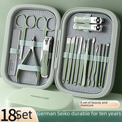 Luxury Stainless Steel Nail Clipper Set with Pliers