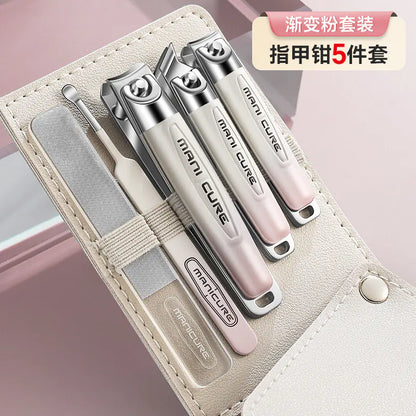 Luxury Stainless Steel Nail Clipper Set with Pliers