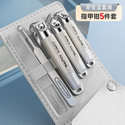 Luxury Stainless Steel Nail Clipper Set with Pliers