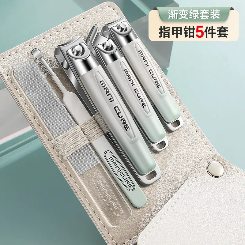 Luxury Stainless Steel Nail Clipper Set with Pliers