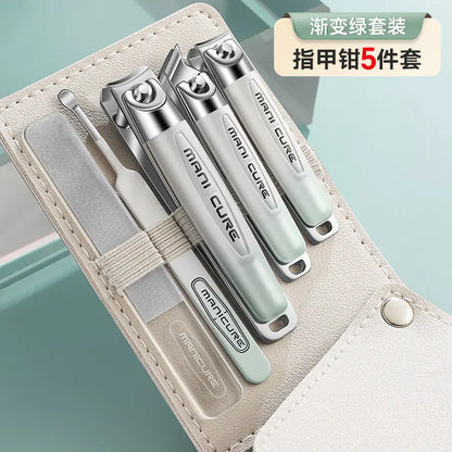 Luxury Stainless Steel Nail Clipper Set with Pliers