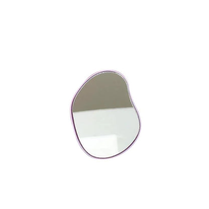 Irregular Decorative Compact Makeup Mirror and Phone Holder